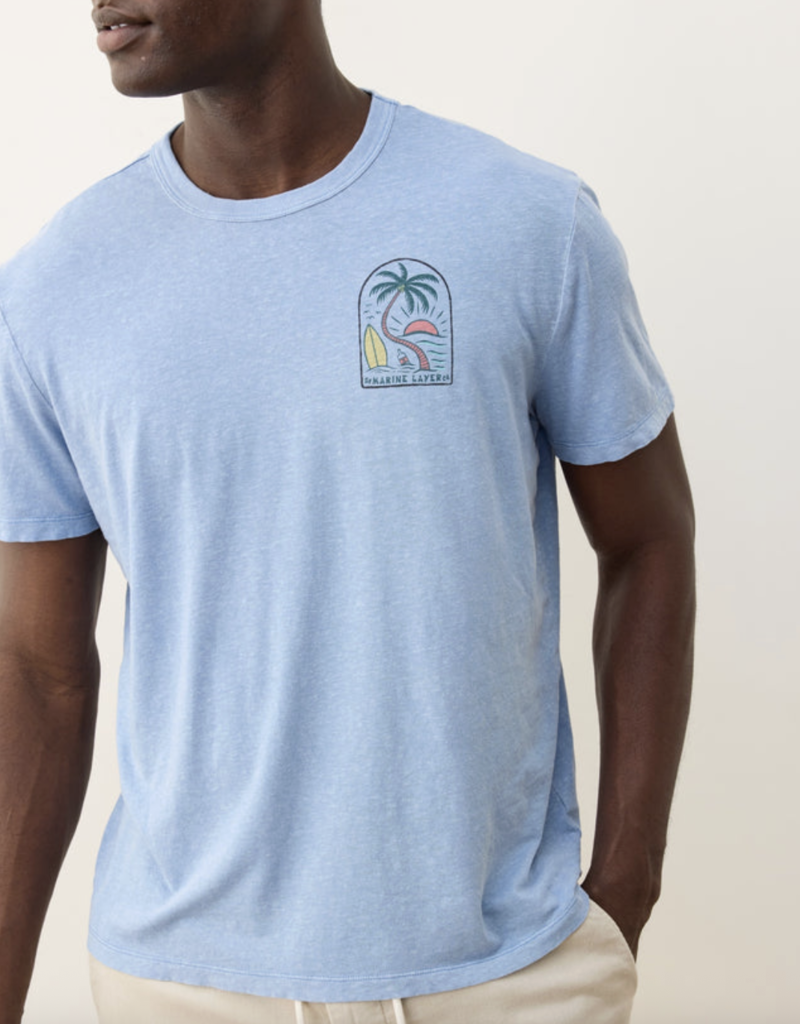 Marine Layer Relaxed Hemp Graphic Tee