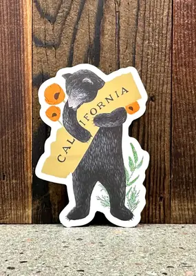 Local Notion California Floral Bear Hug Sticker