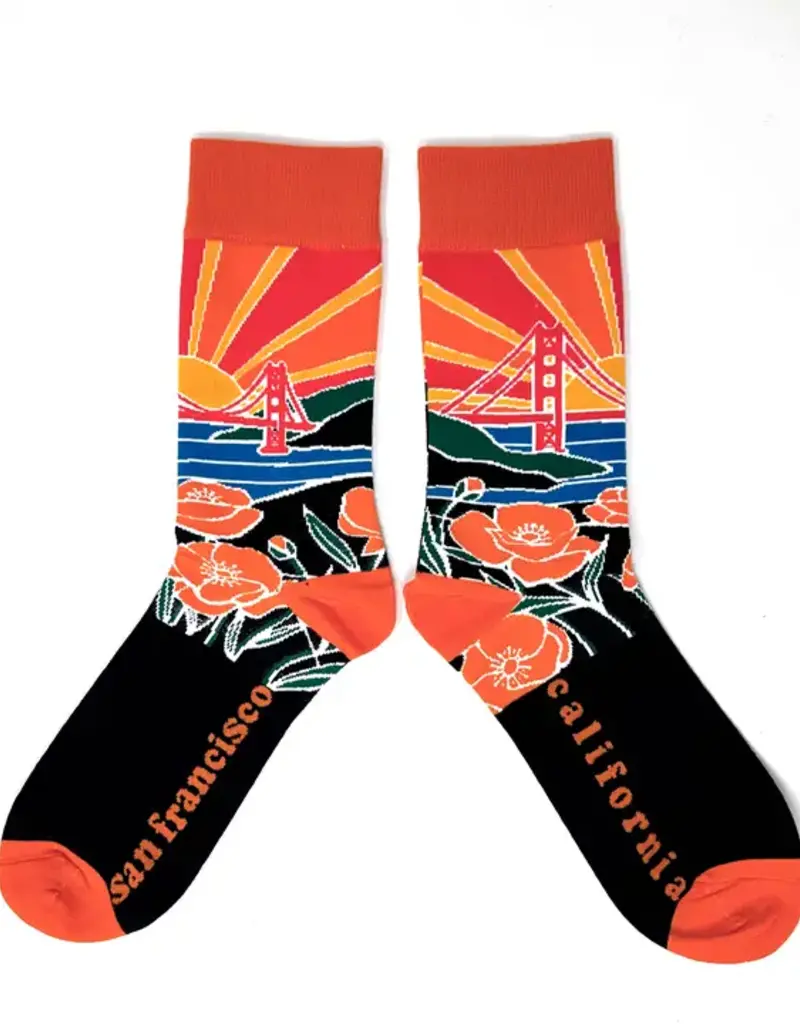 Local Notion Poppies and Sunshine Socks