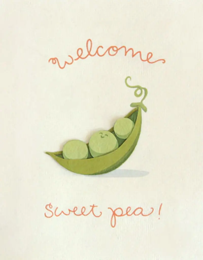 Good Paper Welcome Sweet Pea