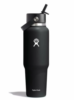 Hydroflask Hydro Flask Wide Mouth Travel Bottle w/ Flex Straw Cap 40oz
