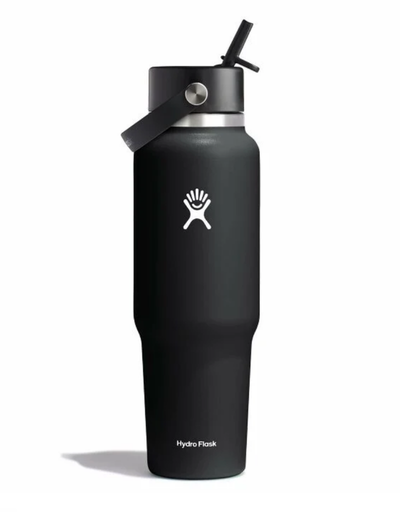 Hydroflask Hydro Flask Wide Mouth Travel Bottle w/ Flex Straw Cap 40oz