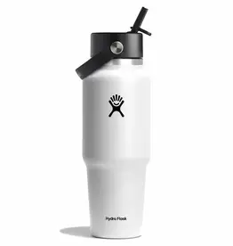 Hydro Flask 32 oz Wide Flex Straw Travel Bottle White