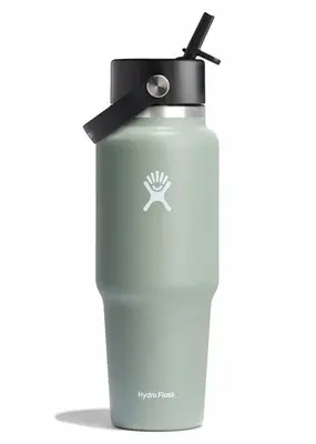 Hydroflask 32 oz Wide Flex Straw Travel Bottle Agave