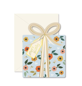 Ginger P. Designs Blue Floral Birthday