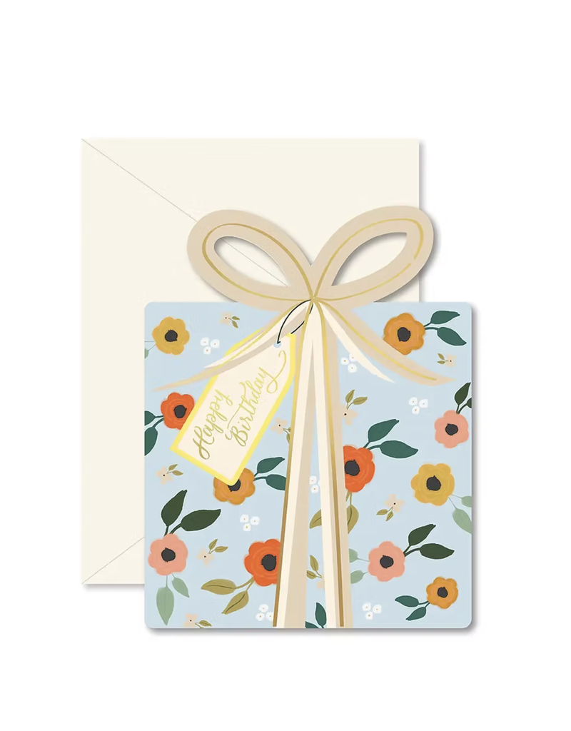Ginger P. Designs Blue Floral Birthday