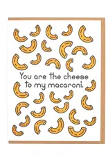 Lady Pilot Letterpress Cheese To My Macaroni