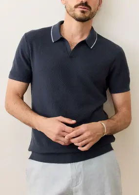 Marine Layer Greyson Sweater Polo