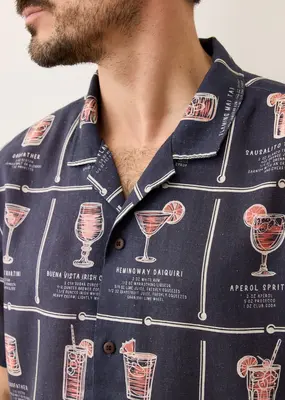Marine Layer Archive Tencel/Linen Resort Shirt