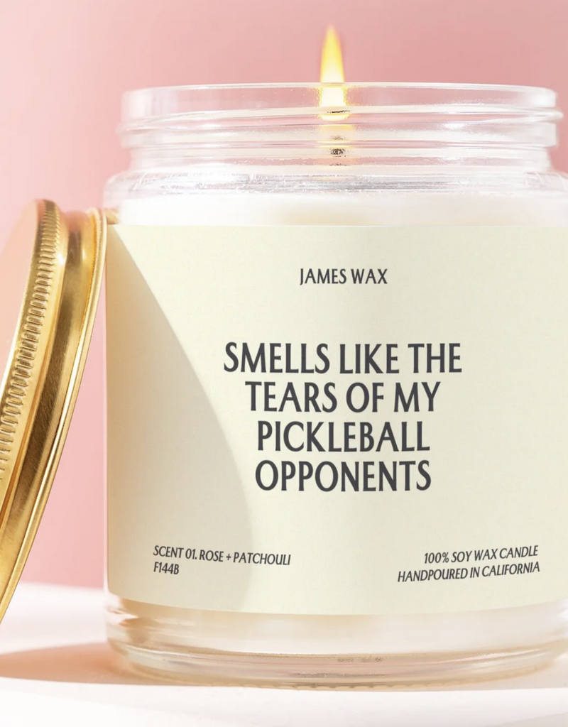 James Wax Pickleball Opponents' Tears Candle