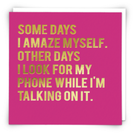 Redback Cards Amaze Myself