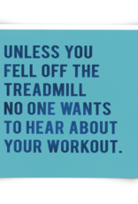 Redback Cards Fell Off Treadmill Workout