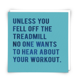 Redback Cards Fell Off Treadmill Workout