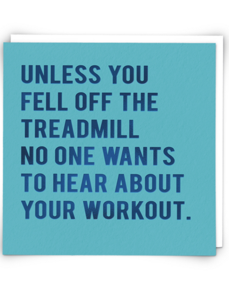 Redback Cards Fell Off Treadmill Workout