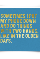 Redback Cards Like In the Olden Days