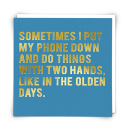 Redback Cards Like In the Olden Days