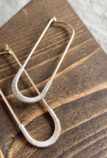 Pliers and String Helix Oblong Hoops GF