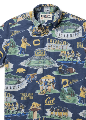 Reyn Spooner UC Berkeley Scenic Button SS