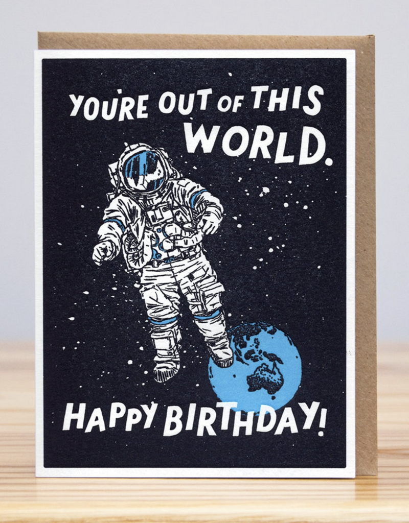 Huckleberry Letter Press You're Out Of This World