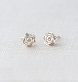 Kris Nations California Poppy Stud Earrings - Sterling Silver