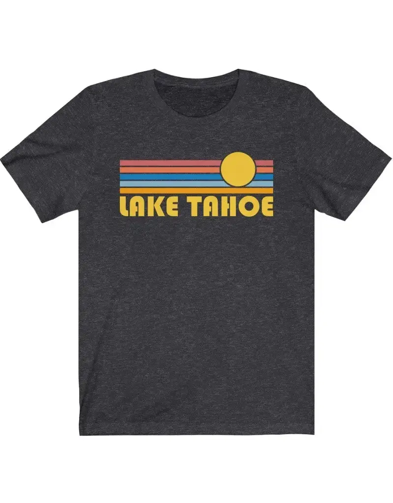 Hey Mountains Lake Tahoe Retro Tee