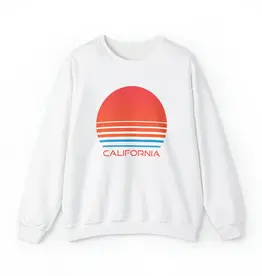 Hey Mountains California Retro Sweatshirt