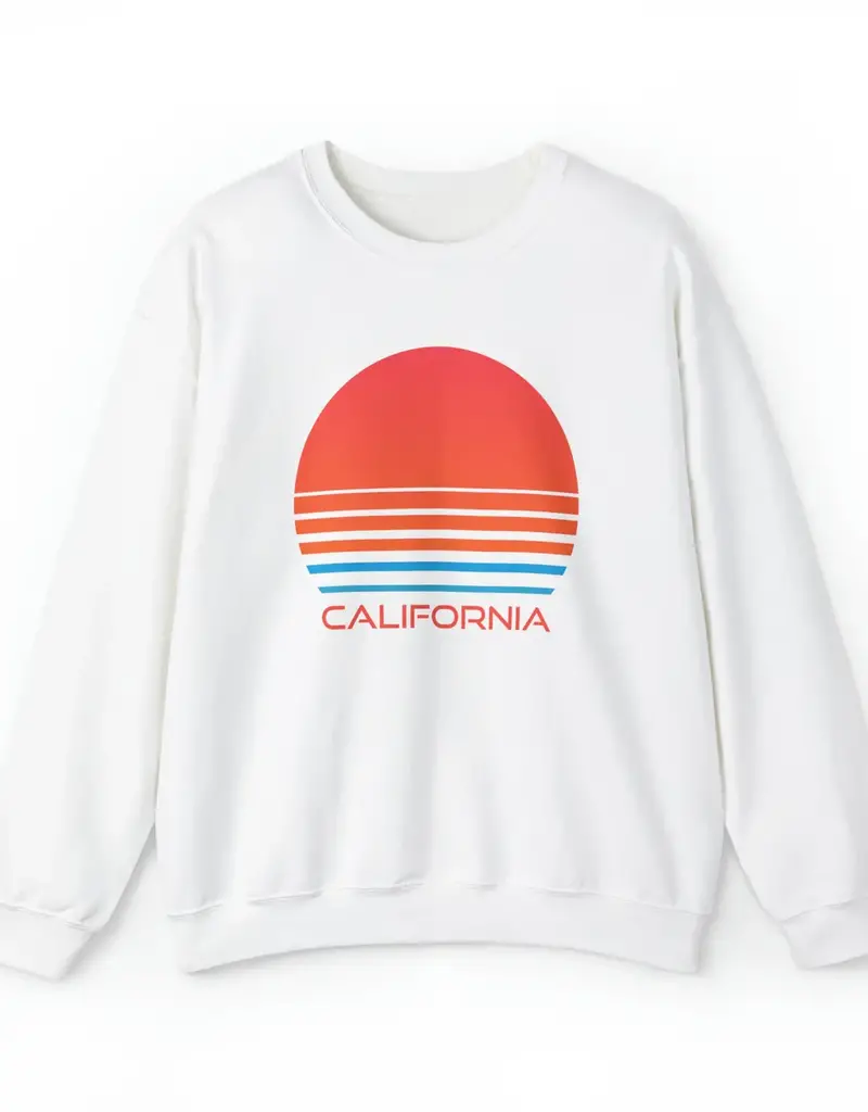 Hey Mountains California Retro Sweatshirt