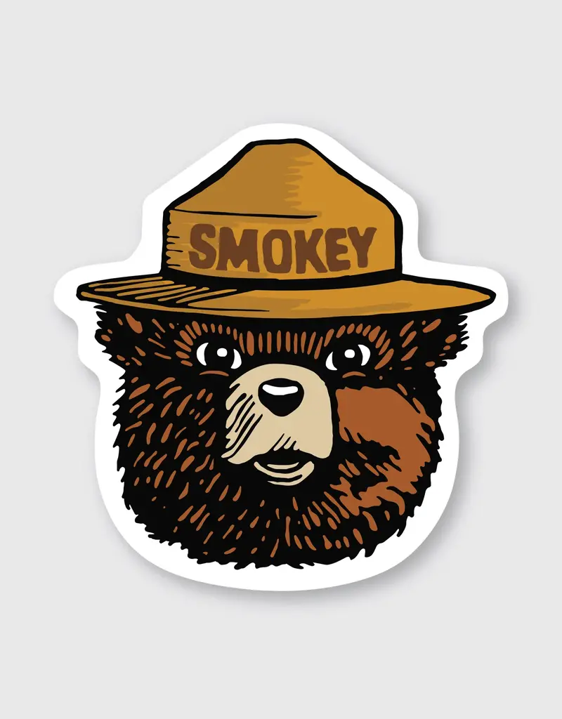 Pike Street Press Smokey Bear Sticker