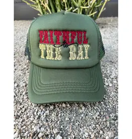Free Spirit Faithful To The Bay Camo Trucker Hat