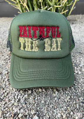 Free Spirit Faithful To The Bay Camo Trucker Hat