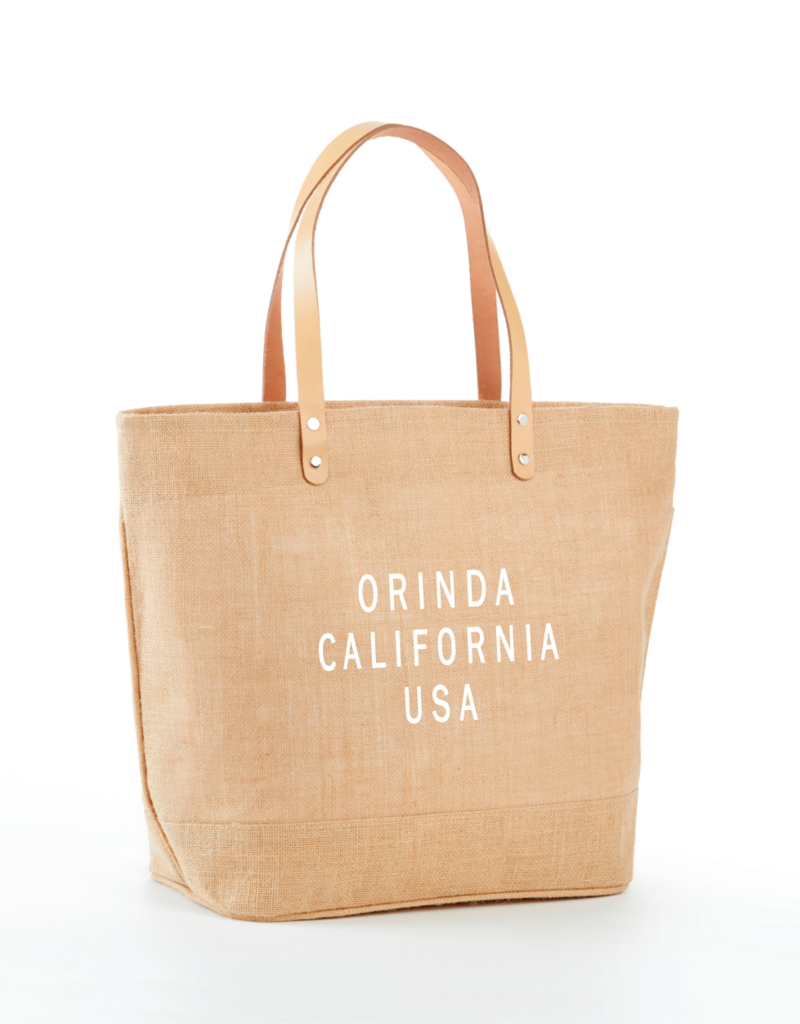 Venture Mario Grande Jute & Leather Tote