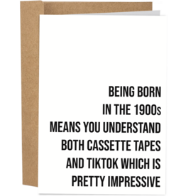 Sleazy Greetings Understand Both Cassette Tapes and TikTok Card