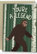 Sleazy Greetings You're a Legend Card