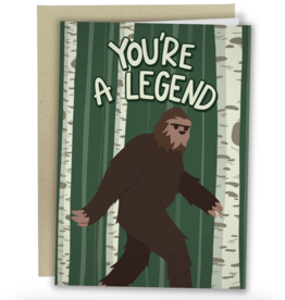 Sleazy Greetings You're a Legend Card