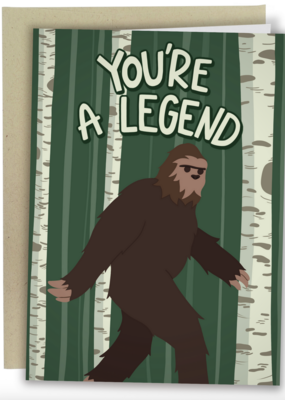 Sleazy Greetings You're a Legend Card