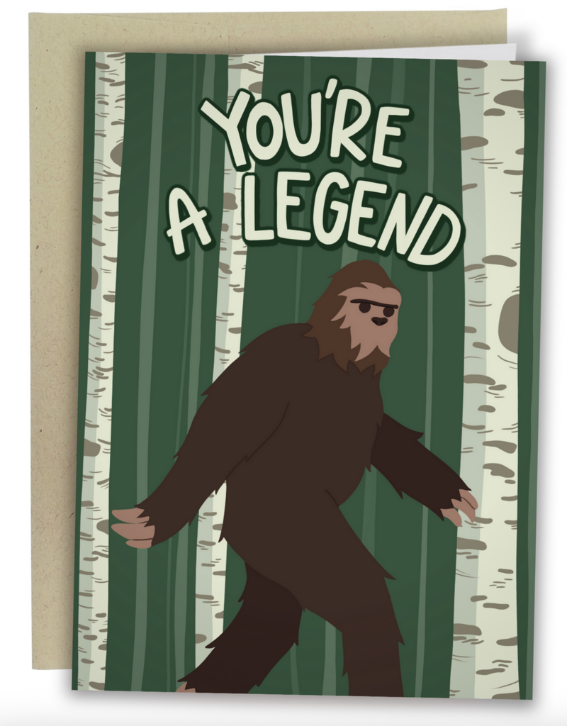 Sleazy Greetings You're a Legend Card