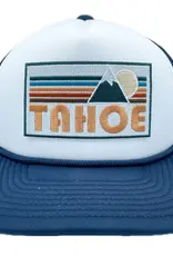 Hey Mountains Lake Tahoe Trucker Hat Navy/White