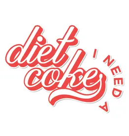 Maddon and Co I Need A Diet Coke Sticker