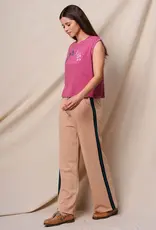 Sundry Clothing Cropped Muscle Tank Good Vibes