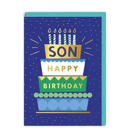 Ohh Deer Son Happy Birthday Card