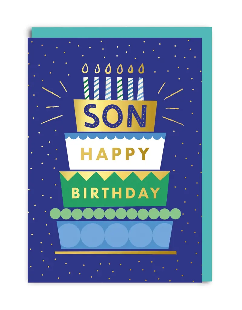 Ohh Deer Son Happy Birthday Card