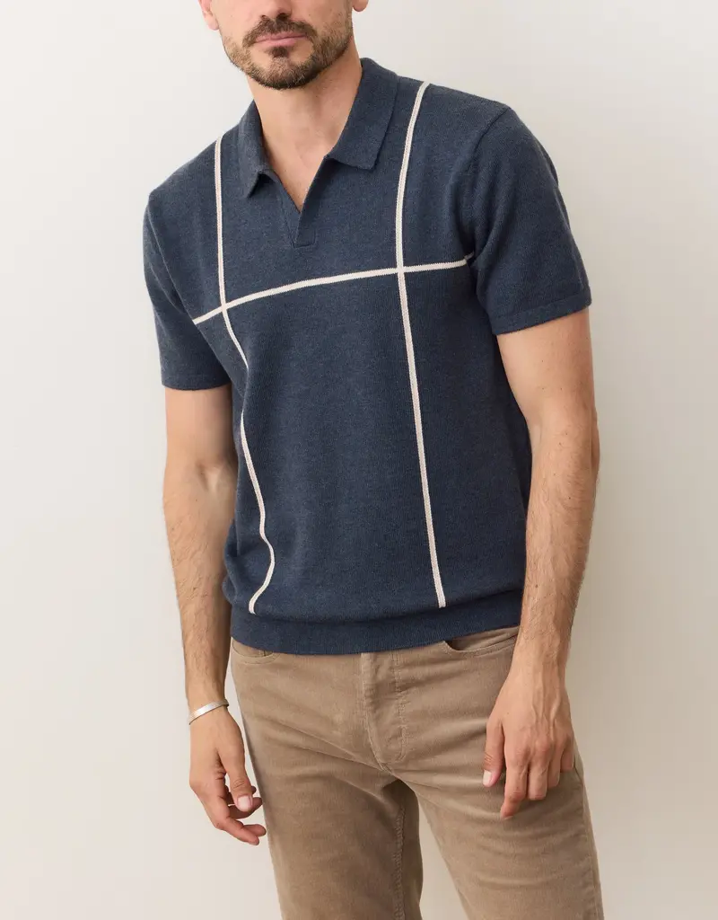 Marine Layer Cliff Sweater Polo
