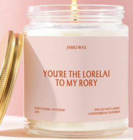 James Wax You're The Lorelai To My Rory Candle