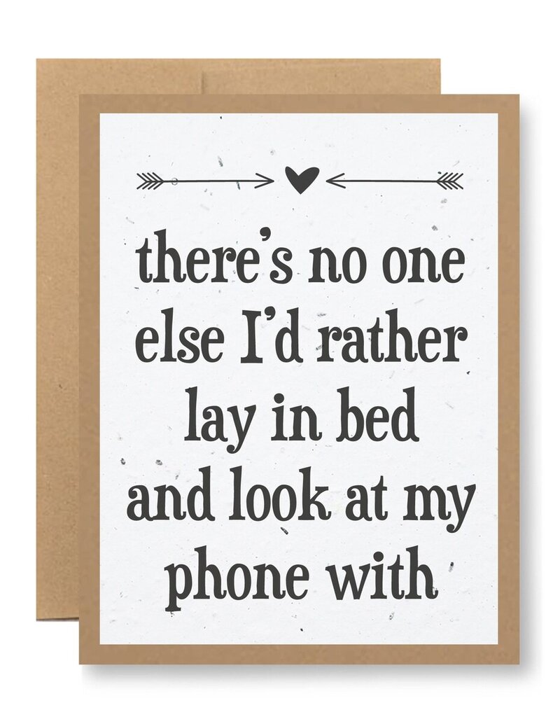 Seedy There's No One Else Card