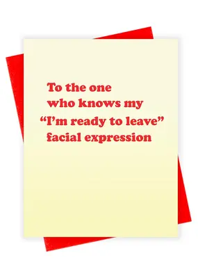 Xou Facial Expression Card