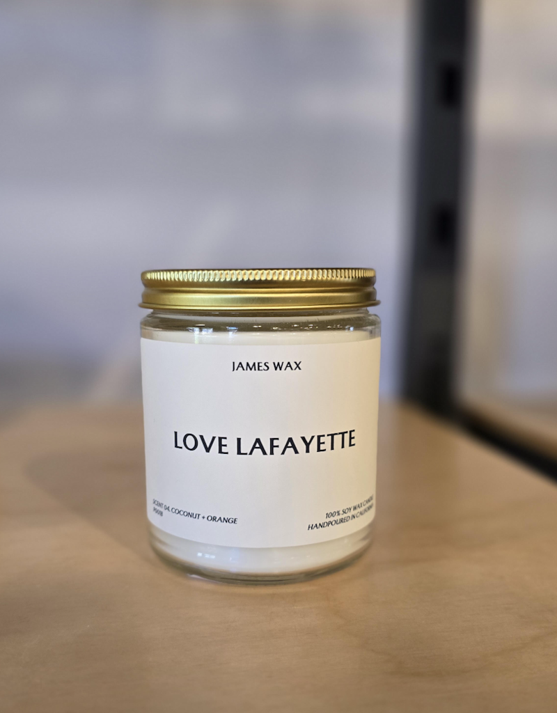 James Wax Love Lafayette Candle