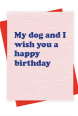 Xou HBD Dog and I Card