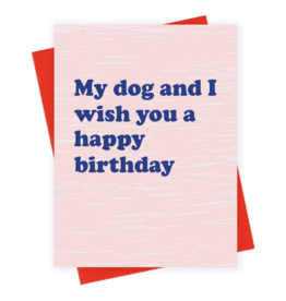 Xou HBD Dog and I Card