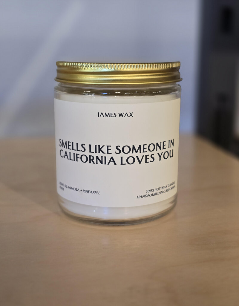 James Wax Someone in CA Loves You Candle