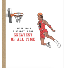 Maddon and Co Michael Jordan MJ GOAT Birthday Card